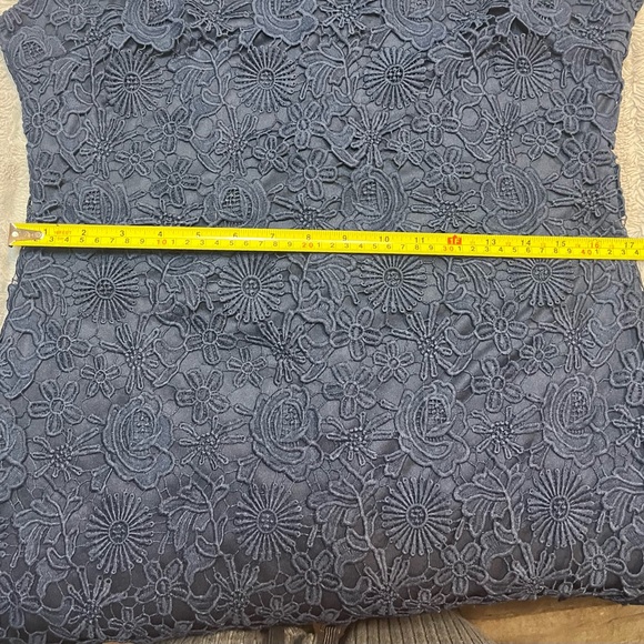 Love Poem Navy Blue Lace Mini Dress- new with tags - Picture 10 of 13